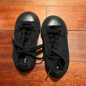 Black Toddler Converse Shoes